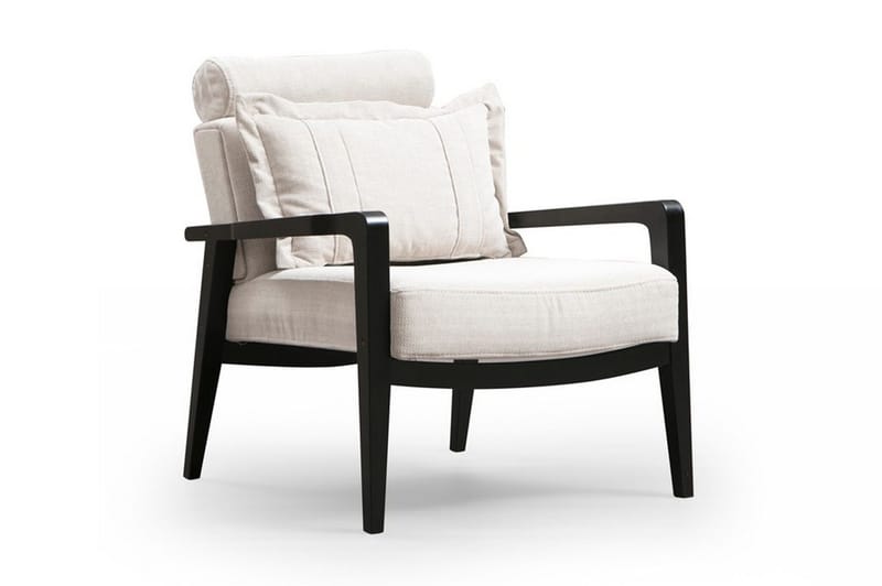 Bramelia Moderne Lenestol i Stoff, Beige