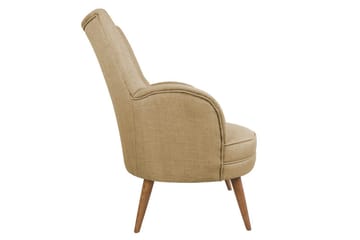 Brandn Lenestol med Armlene - Brun - Møbler - Stoler - Lenestoler