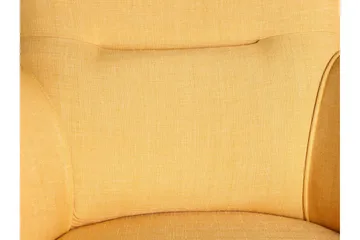 Brandn Lenestol med Armlene - Gul - Møbler - Stoler - Lenestoler