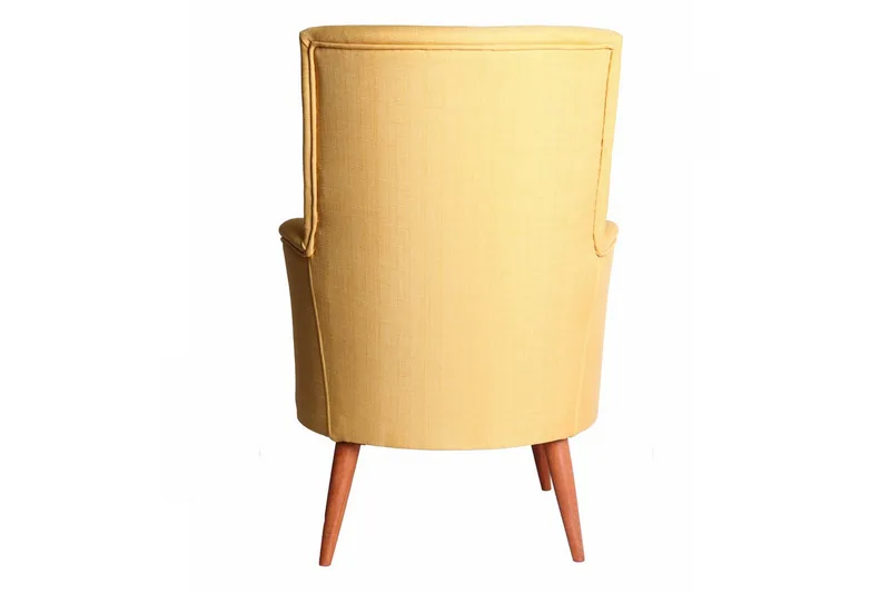 Brandn Lenestol med Armlene - Gul - Møbler - Stoler - Lenestoler