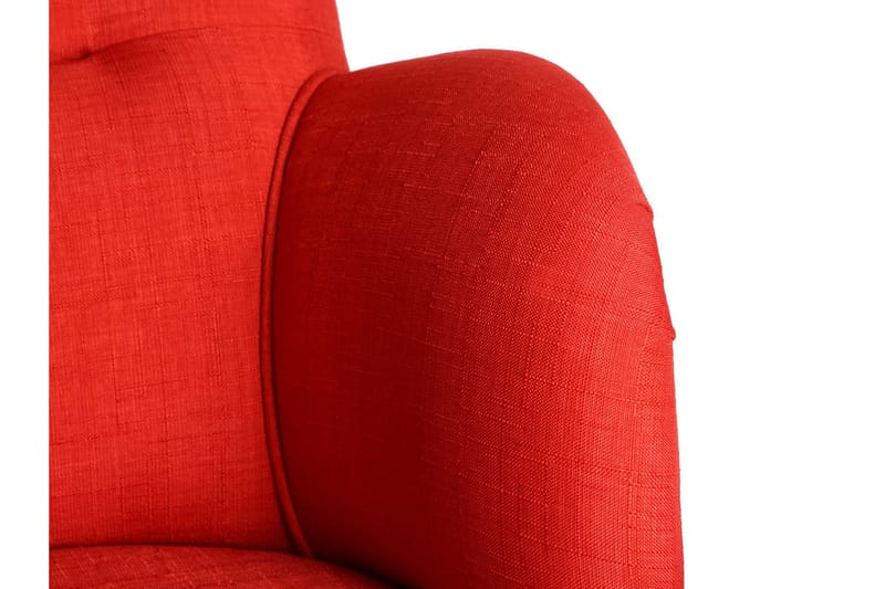 Brandn Lenestol med Armlene - Rød - Møbler - Stoler - Lenestoler