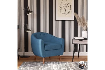 Brie Lenestol Blå - Queer Eye - Møbler - Stoler - Lenestoler