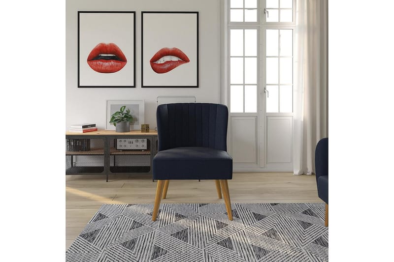 Brittany Lenestol Linblå - Novogratz - Møbler - Stoler - Lenestoler - Lenestol uten armlene