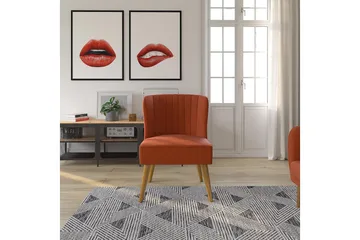 Brittany Lenestol Linoransje - Novogratz - Møbler - Stoler - Lenestoler - Lenestol uten armlene