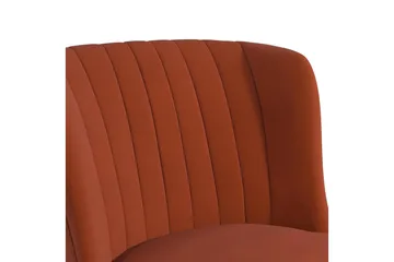 Brittany Lenestol Linoransje - Novogratz - Møbler - Stoler - Lenestoler - Lenestol uten armlene