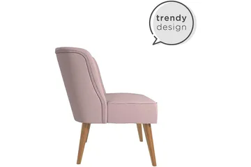 Brittany Lenestol Linrosa - Novogratz - Møbler - Stoler - Lenestoler - Lenestol uten armlene