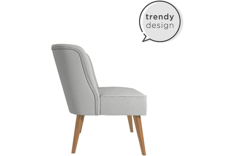 Brittany Lenestol Lyslingrå - Novogratz - Møbler - Stoler - Lenestoler - Lenestol uten armlene