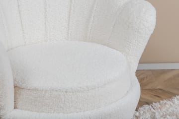 Calais Single chair - Hvit - Møbler - Stoler - Lenestoler