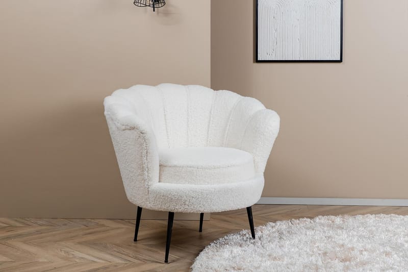 Calais Single chair - Hvit - Møbler - Stoler - Lenestoler