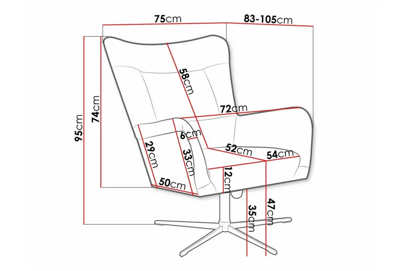 Carney Fåtölj beige - Møbler - Stoler - Lenestoler