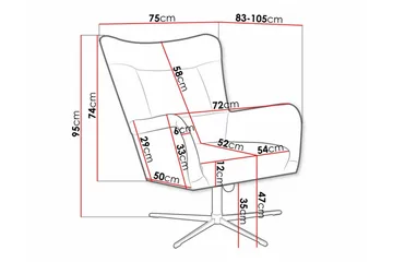 Carney Fåtölj beige - Møbler - Stoler - Lenestoler