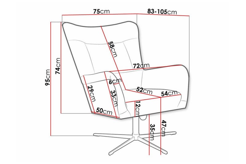 Carney Fåtölj beige - Møbler - Stoler - Lenestoler