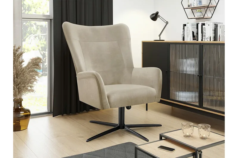 Carney Fåtölj beige - Møbler - Stoler - Lenestoler