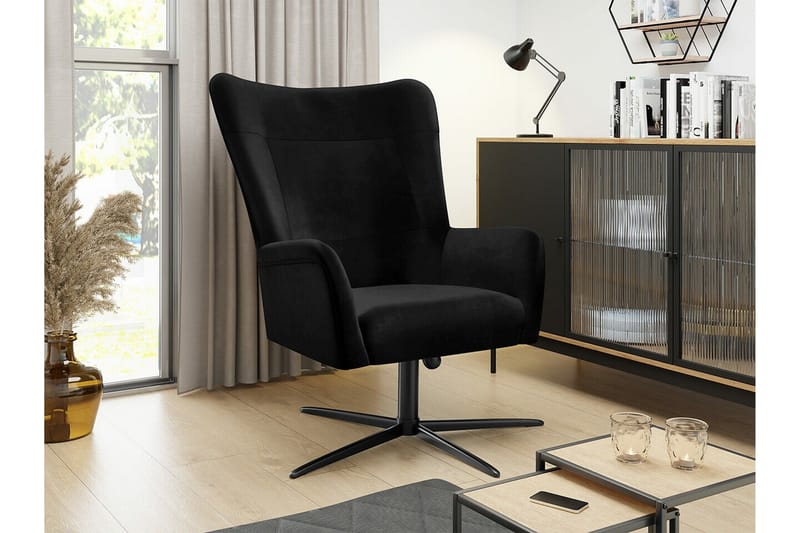 Carney Fåtölj Black - Møbler - Stoler - Lenestoler
