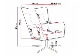 Carney Fåtölj Dark green - Møbler - Stoler - Lenestoler