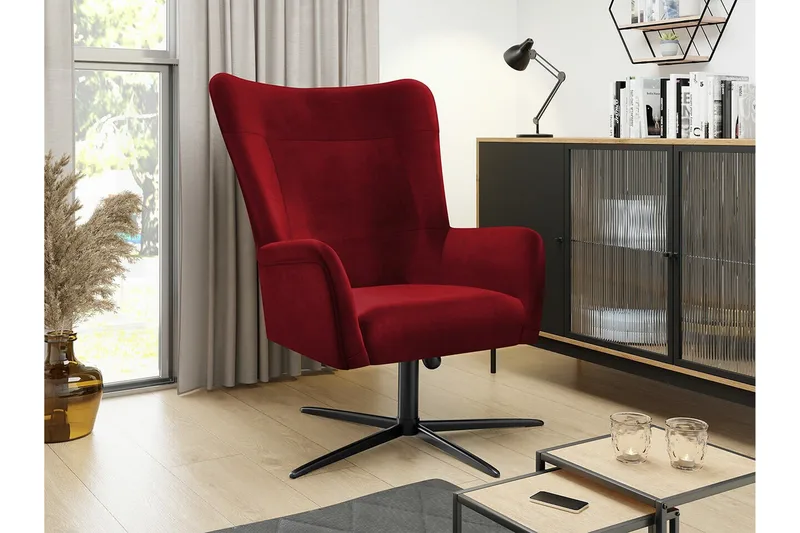 Carney Fåtölj Red - Møbler - Stoler - Lenestoler