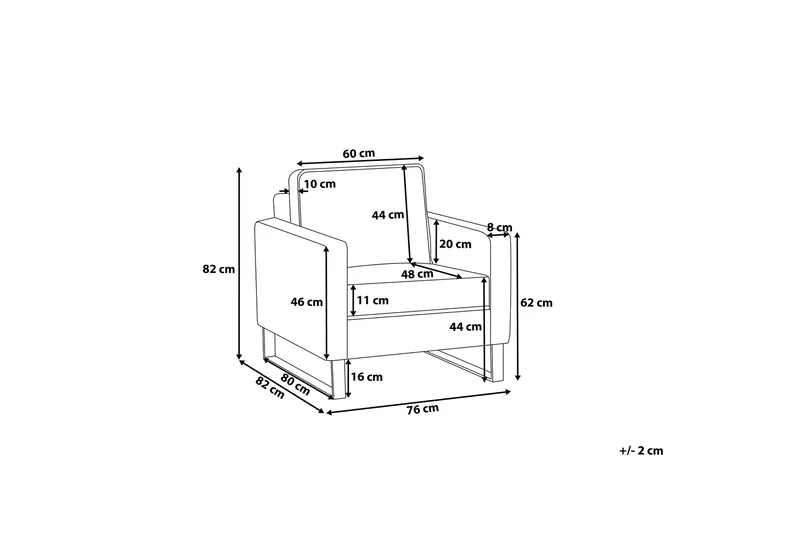 Cartland Karmstol - Manchester / Lysebrun - Møbler - Stoler - Lenestoler