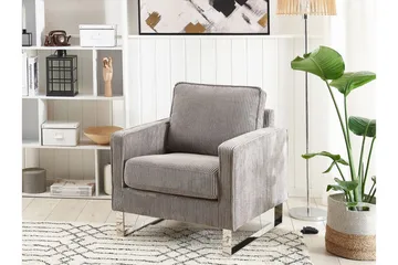 Cartland Lenestol - Cordfløyel/Grå - Møbler - Stoler - Lenestoler