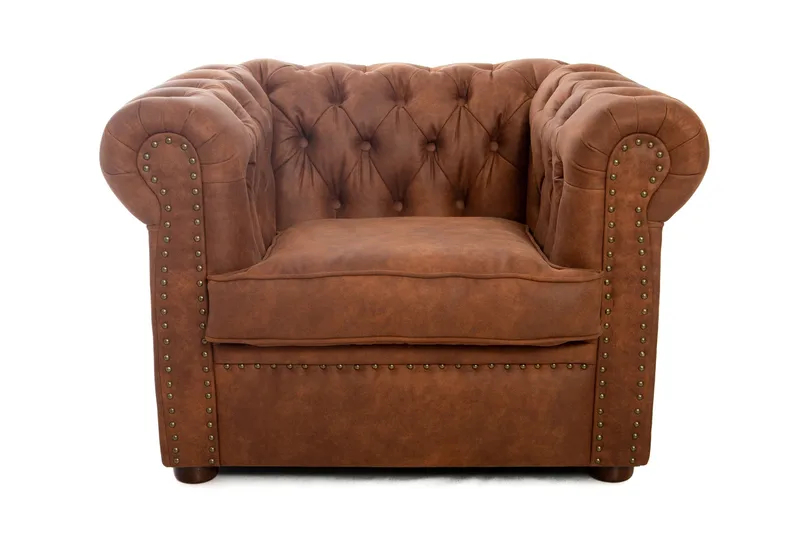 Chesterfield Deluxe Lenestol - Møbler - Stoler - Lenestoler - Chesterfield lenestol
