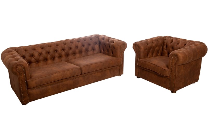 Chesterfield Deluxe Lenestol - Møbler - Stoler - Lenestoler - Chesterfield lenestol