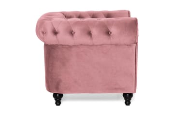 Chesterfield Lyx Lenestol - Rosa - Møbler - Stoler - Lenestoler - Chesterfield lenestol