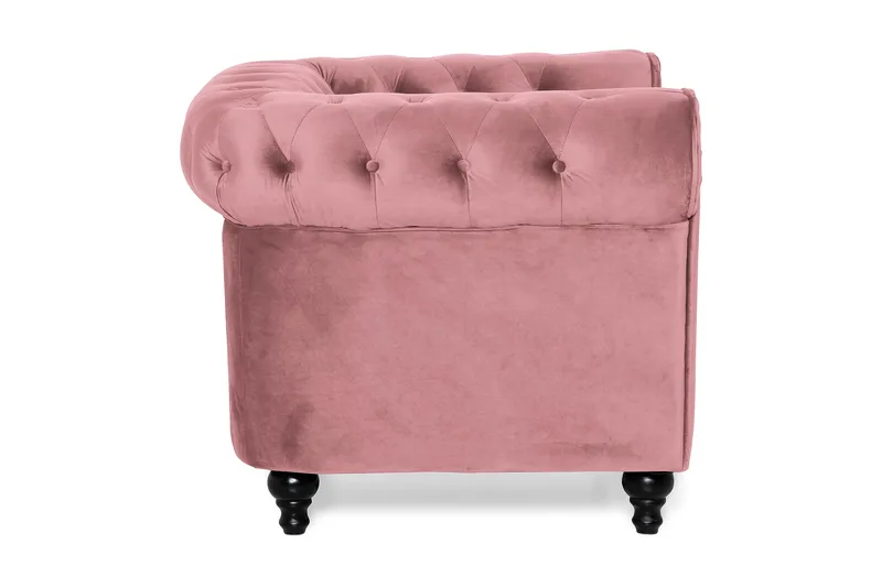 Chesterfield Lyx Lenestol - Rosa - Møbler - Stoler - Lenestoler - Chesterfield lenestol