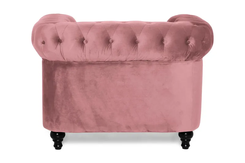 Chesterfield Lyx Lenestol - Rosa - Møbler - Stoler - Lenestoler - Chesterfield lenestol