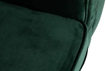 Chesterfield Lyx Stor behagelig dyp fløyelfotøyd – Fotøyd til stue - Mørkegrønn Fløyel - Møbler - Stoler - Lenestoler - Chesterfield lenestol