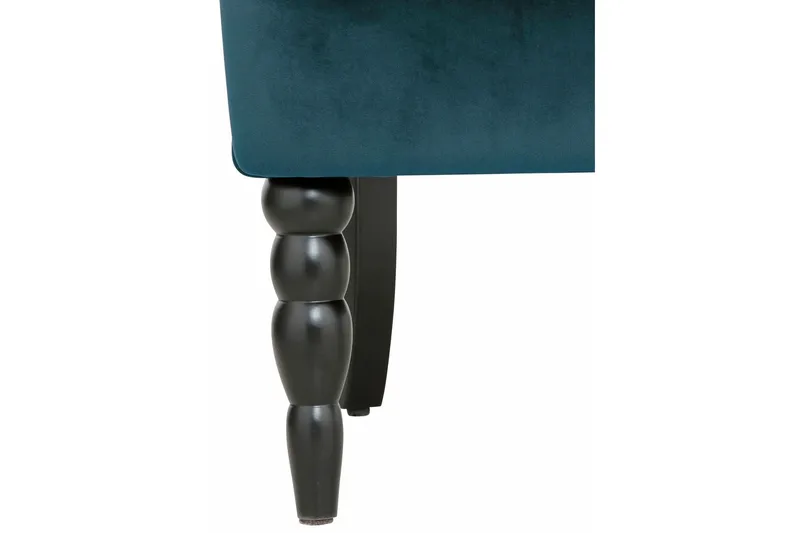 Naoki Lenestol Fløyel - Grønn - Møbler - Stoler - Lenestoler - Chesterfield lenestol