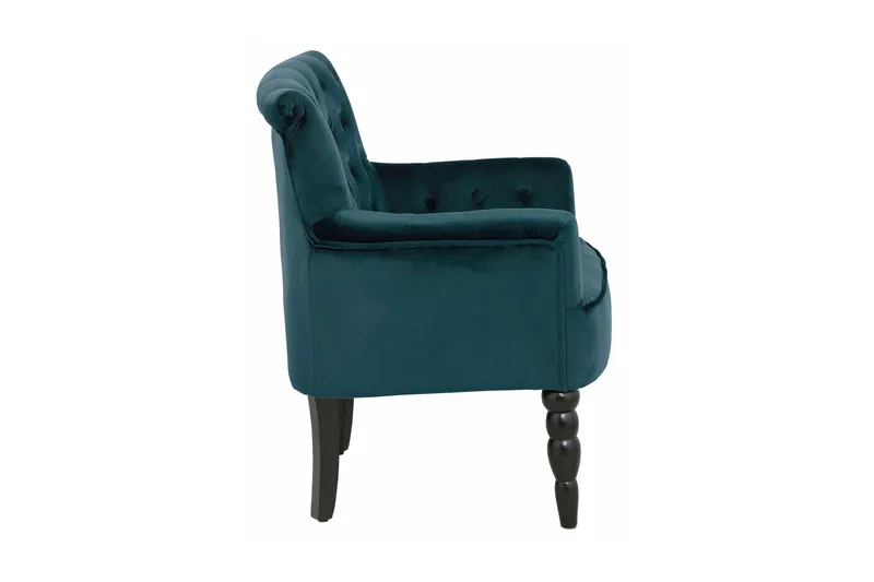 Naoki Lenestol Fløyel - Grønn - Møbler - Stoler - Lenestoler - Chesterfield lenestol