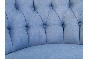 Vollbracht Lenestol - Blå - Møbler - Stoler - Lenestoler - Chesterfield lenestol