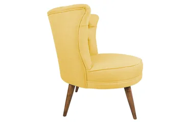 Vollbracht Lenestol - Gul - Møbler - Stoler - Lenestoler - Chesterfield lenestol