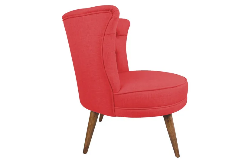 Vollbracht Lenestol - Rød - Møbler - Stoler - Lenestoler - Chesterfield lenestol