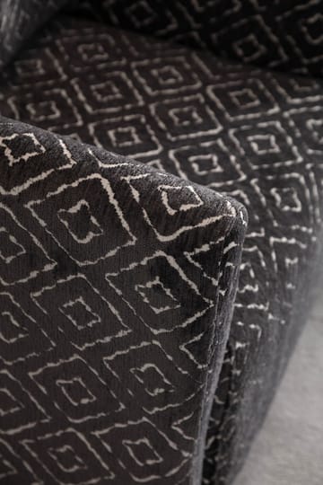 Childress lenestol Chenille - Svart / Hvit - Møbler - Stoler - Lenestoler