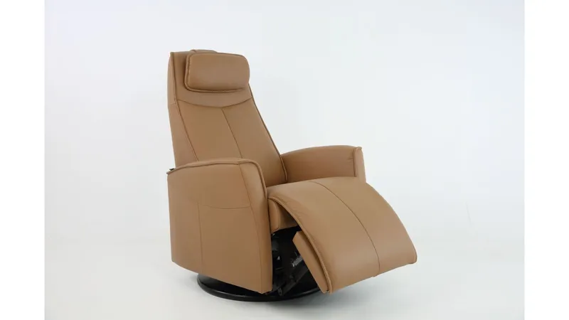 Clashan Hjellegjerde reclinerlenestol elektrisk - Brun - Møbler - Stoler - Lenestoler - Recliner