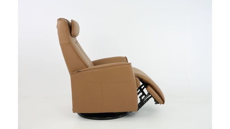 Clashan Hjellegjerde reclinerlenestol elektrisk - Brun - Møbler - Stoler - Lenestoler - Recliner