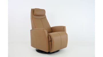 Clashan Hjellegjerde reclinerlenestol elektrisk - Brun - Møbler - Stoler - Lenestoler - Recliner