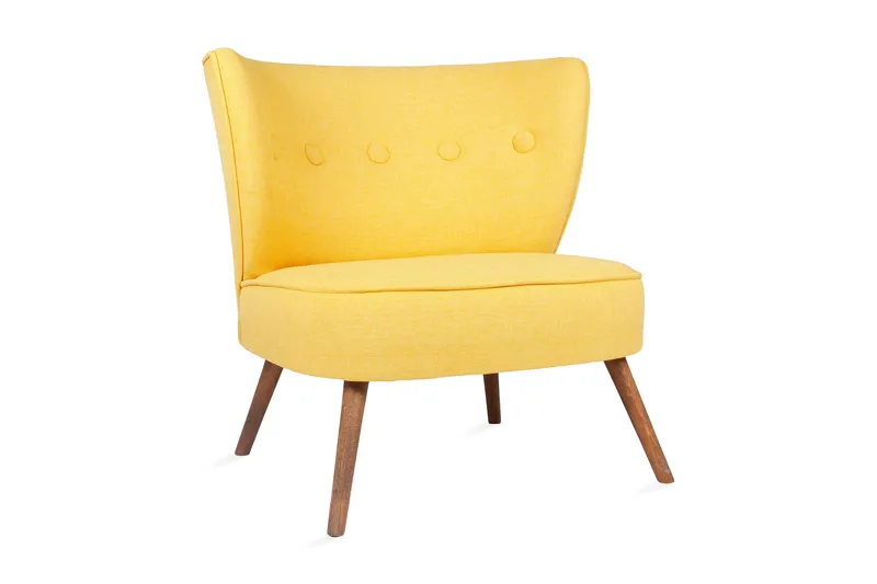 Clivocast Lenestol med Armlene, Gul