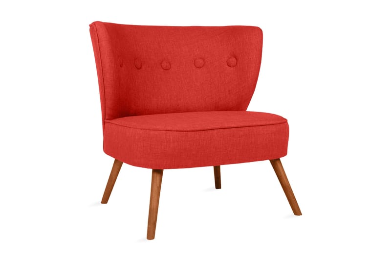 Clivocast Lenestol med Armlene, Rød