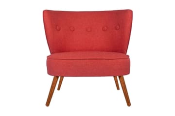 Clivocast Lenestol med Armlene - Rød - Møbler - Stoler - Lenestoler