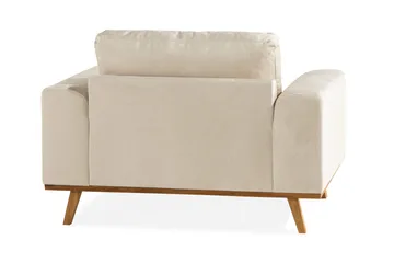 Copenhagen Lenestol - Beige - Møbler - Stoler - Lenestoler - Fløyelslenestol