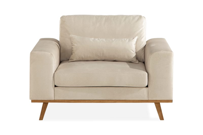 Copenhagen Lenestol - Beige - Møbler - Stoler - Lenestoler - Fløyelslenestol