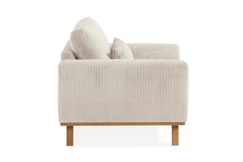 Copenhagen Lenestol Cordfløyel - Beige - Møbler - Stoler - Lenestoler