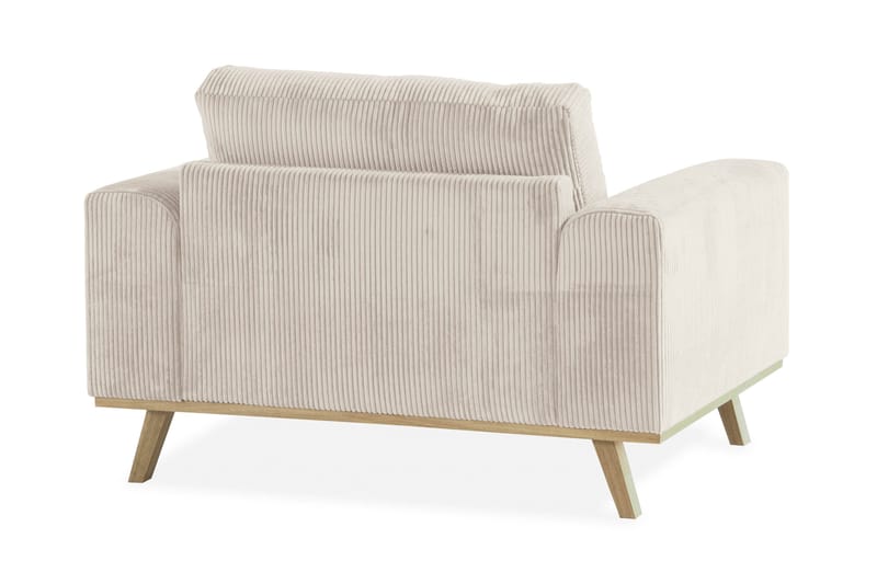 Copenhagen Lenestol Cordfløyel - Beige - Møbler - Stoler - Lenestoler