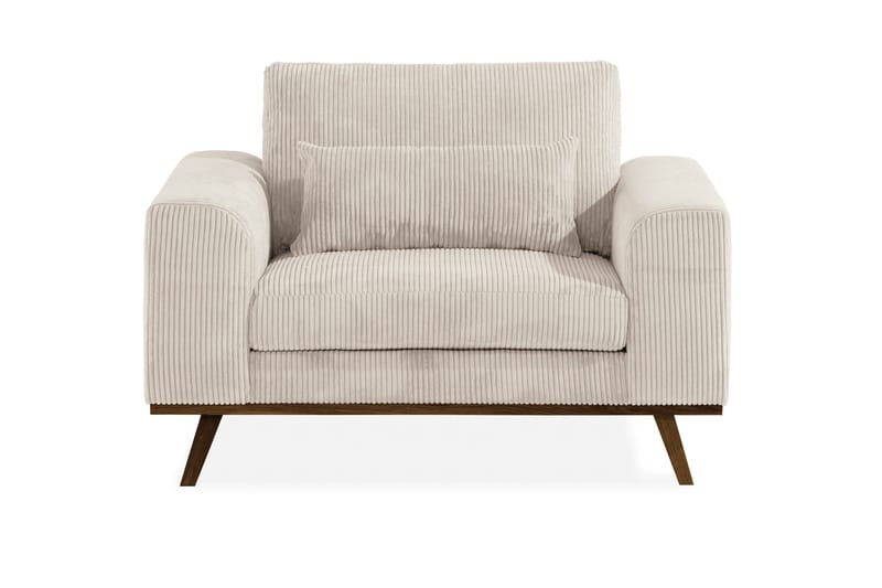 Copenhagen Lenestol Cordfløyel - Beige - Møbler - Stoler - Lenestoler