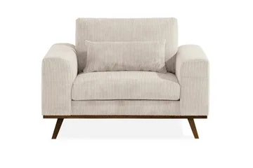 Copenhagen Lenestol Cordfløyel - Beige - Møbler - Stoler - Lenestoler