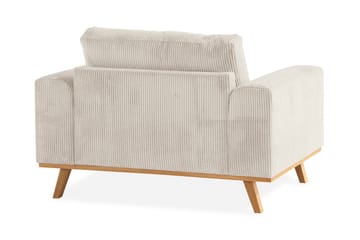 Copenhagen Lenestol Cordfløyel - Beige - M øbler - Stoler - Lenestoler