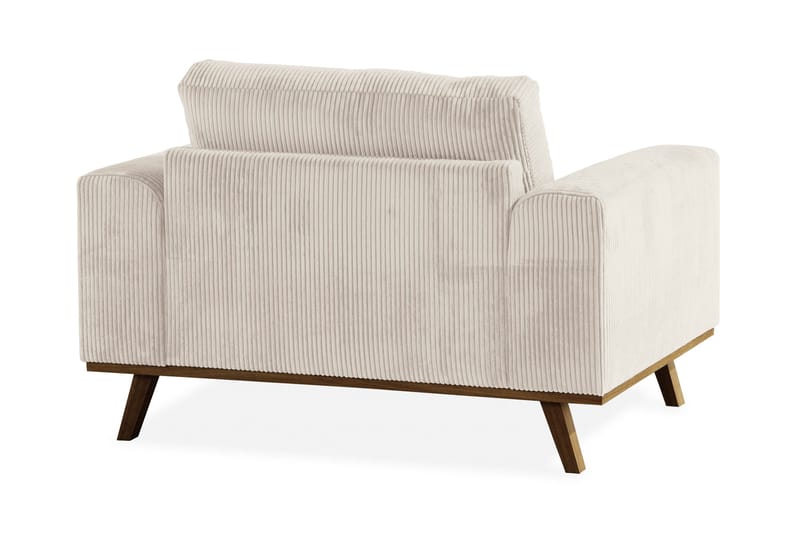 Copenhagen Lenestol Cordfløyel - Beige - Møbler - Stoler - Lenestoler