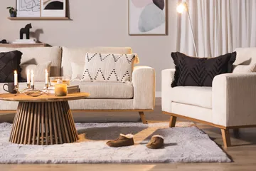 Copenhagen Lenestol Cordfløyel - Beige - Møbler - Stoler - Lenestoler