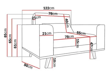 Copenhagen Lenestol Cordfløyel - Beige - Møbler - Stoler - Lenestoler